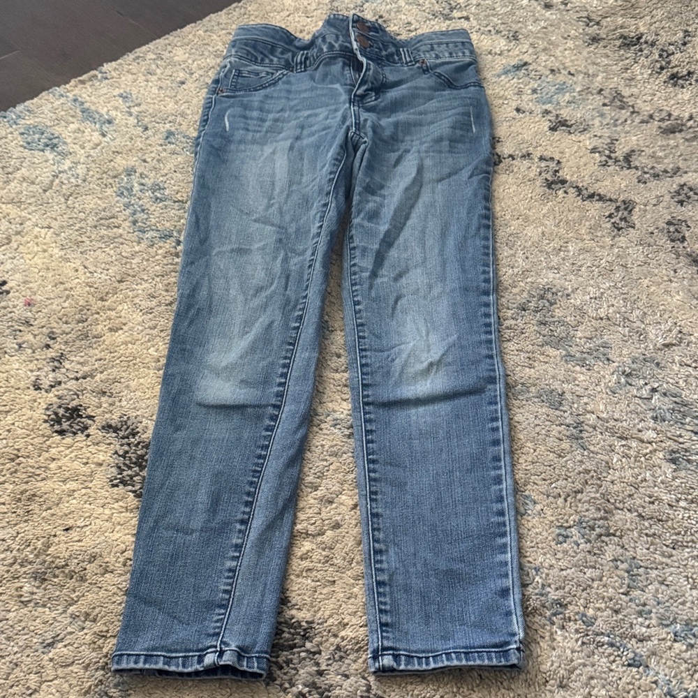 Cherokee Girl’s Skinny Leg Blue Denim Jeans Size 14